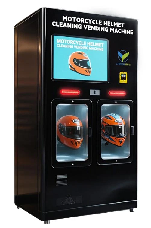 WX-F71: Two side-by-side helmet compartments, original product presentation image